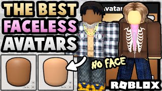 NEW THE BEST FACELESS AVATAR TRICK SO FAR ROBLOX [upl. by Earazed]