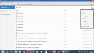 how to get recently opened pdf files in adobe pdf reader [upl. by Trescott]