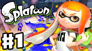 Splatoon  Gameplay Walkthrough Part 1  Intro Multiplayer and Single Player Nintendo Wii U [upl. by Bartolomeo]