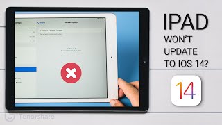 iPad Wont Update to iOS 14 Here is the Fix [upl. by Dutchman]