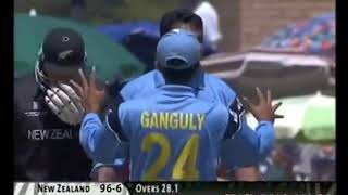 India vs New Zealand cricket World Cup 2003 highlights [upl. by Meaghan177]