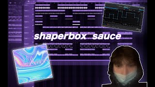 How I make MELODIC BEATS with SHAPERBOX 2  FREE Shaperbox presets  FL Studio [upl. by Obala389]