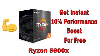 How to Overclock Ryzen 5600x Undervolting and Boost increase [upl. by Grory]