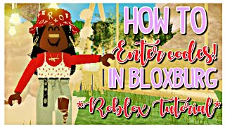 How to enter codes in bloxburg Roblox Tutorial [upl. by Pani693]