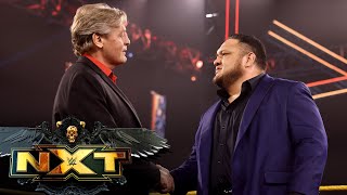 Samoa Joe returns to confront Karrion Kross WWE NXT June 15 2021 [upl. by Balch]