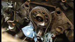 1986 Dodge D150 318 Timing Chain Tensioner Upgrade [upl. by Immij]