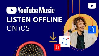 Download music to listen offline with YouTube Music iOS [upl. by Augie]