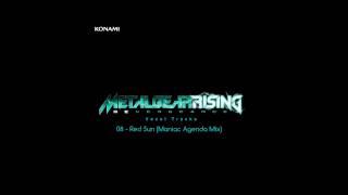 Metal Gear Rising Revengeance Soundtrack  08 Red Sun Maniac Agenda Mix [upl. by Ortrud822]