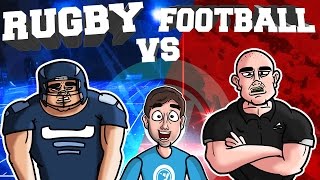 RUGBY vs FOOTBALL  Bad British Commentary [upl. by Kissner]