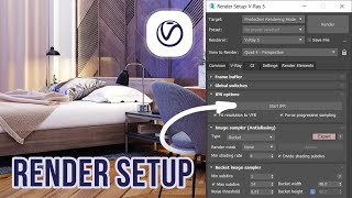 VRAY Render Setup for TEST amp FINAL Rendering [upl. by Keriann]