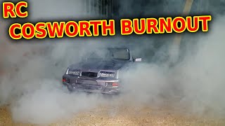 RC Car BURNOUT  Sierra RS Cosworth [upl. by Tanya119]