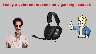 How to fix a quiet microphone on your headset [upl. by Asiruam]