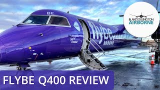 FLIGHT REVIEW  Flybe  Q400  Edinburgh to Birmingham [upl. by Wilhelmine927]