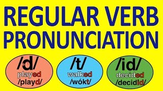 REGULAR VERBS PRONUNCIATION 23 06 2013 [upl. by Magnum]