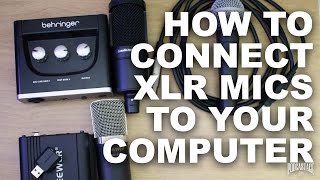 How To Connect an XLR Mic to Computer for Beginners [upl. by Saville]