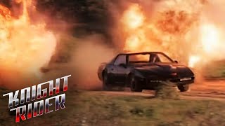 KITT Drives Through a Minefield  Knight Rider [upl. by Ettezzus33]