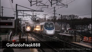 Acela Express Meet At 150 MPH Speed [upl. by Nylarahs132]