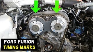 FORD FUSION TIMING MARKS 2013 2014 2015 2016 2017 2018 [upl. by Karoline]