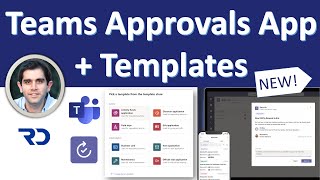 New Approvals App Templates in Microsoft Teams [upl. by Airetas]