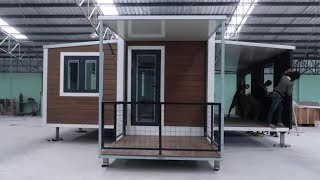 Container Home That Quickly Expands [upl. by Mcloughlin]