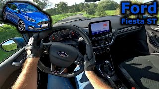 2021 Ford Fiesta ST  POV test drive  DrivingCars [upl. by Seve]