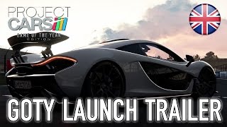 Project CARS  PS4XB1PC  GOTY Launch Trailer [upl. by Ovatsug]