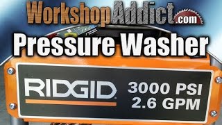 Ridgid 3000 PSI  26 GPM Pressure Washer  RD80944 [upl. by Boys]