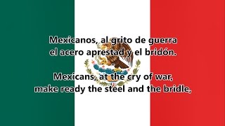 National anthem of Mexico  Himno Nacional Mexicano ESEN lyrics [upl. by Joachima596]