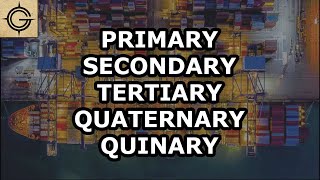 5 Economic Sectors  Primary Secondary Tertiary Quaternary amp Quinary [upl. by Paton540]