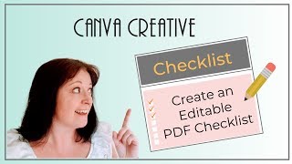 How to Create an Editable PDF using Canva [upl. by Ashelman]