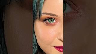 Green Contact Lenses VS Natural Eyes Which is BETTER [upl. by Malcom]