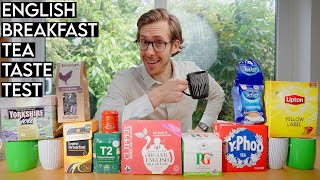 English Breakfast Tea Taste Test  British Teas Ranked Blind [upl. by Yenahs453]