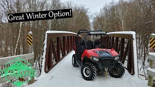 Gandy Dancer ATV Trail Review  South Section [upl. by Ahsekat]