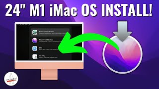 How to Reinstall macOS on M1 24quot iMac 3 DIFFERENT WAYS macOS Recovery USB Install Disk amp AC2 DFU [upl. by Wye]