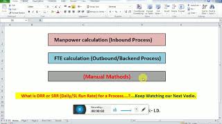 FTE Calculation amp Manpower Calculation  WFM [upl. by Elocan]