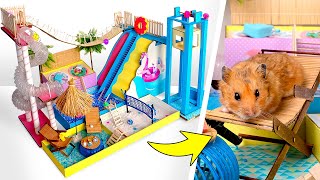 Parque aquático DIY de papelão para um Hamster [upl. by Akimak861]