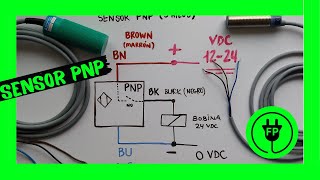 ⚡Instalar y conectar un sensor PNP ⚡ INDUSTRIAL [upl. by Steffy]