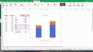 Box and Whisker Plot Using Excel 2016 [upl. by Ecerahs]