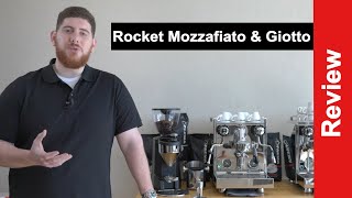 Review Rocket Mozzafiato amp Giotto Espresso Machines [upl. by Myrt]