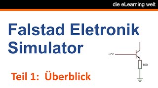 Falstad Elektronik und Elektro Simulator Einführung und Überblick [upl. by Peter]