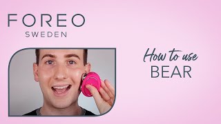 Sculpting face with FOREO BEAR [upl. by Son]