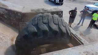 Arjes 250 Impaktor Recycling Massive Tire [upl. by Dolph310]