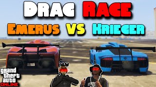 Krieger VS Emerus DRAG RACE ft HarmNone [upl. by Aletsirc]