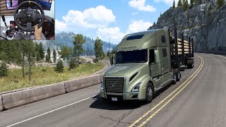 Volvo VNL  American Truck Simulator  Thrustmaster TX [upl. by Anenahs]