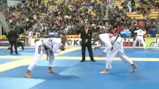 Bernardo Faria vs Erberth Santos 2015 IBJJF Worlds Absolute [upl. by Erodasi]