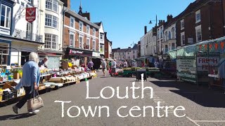 A walk around Louth Lincolnshire market town centre 2019 see what it’s like [upl. by Menard]