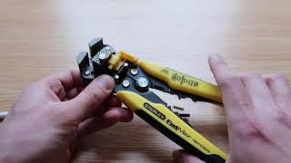 How to use Stanley Automatic Wire Strippers [upl. by Airdnahs8]