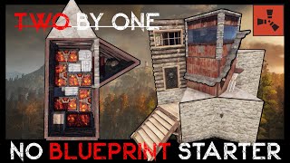 The Blueprint FREE 2x1 Starter to Main Base Design Rust 2020 The Base anyone can build [upl. by Alexandros322]