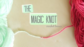 CROCHET BASICS The Magic knot  Bella Coco [upl. by Asin]