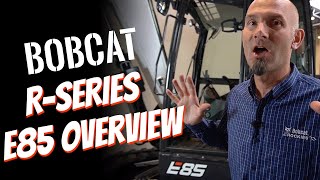 Bobcat RSeries E85 Excavator Quick Overview [upl. by Aicirtak]